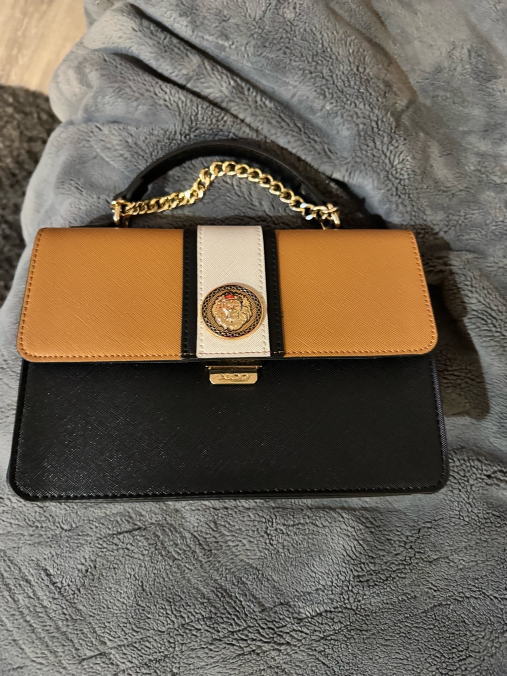Aldo Crossbody Women - Black, Tan & Cream